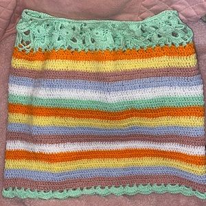 Crochet skirt
